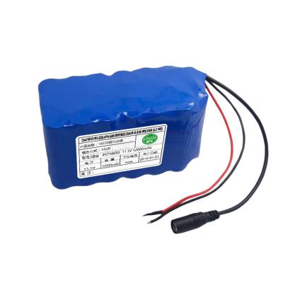 China High Quality Large Capacity Solar Boats Reahargeable 18650 11.1v 12000mah Street Light Battery Made in China for sale