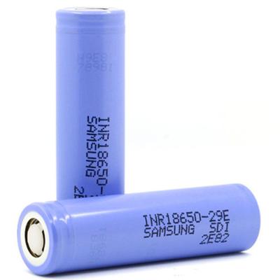 China New original imported toys Samsung 18650 lithium battery 29E stock 2900mAh for sale