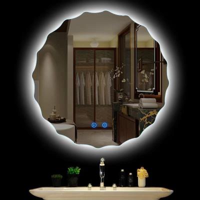 China Modern Design Wall Mounted Backlit LED Lighted Bathroom Mirror for Luxury Hotel and Home Decoration Makeup for sale