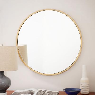 China China Wholesale Occasional Metal Round Wall Mirror Glassed Mirror Home Deco for sale