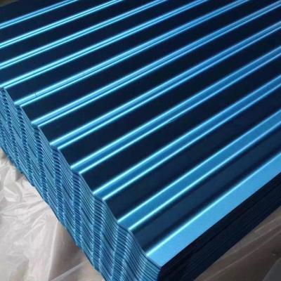 China Boiler Sheet Coated 0.5mm Calvalume Zinc Steel Corrugated Roof Sheeting for sale