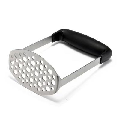 China Wholesale Kitchen Viable Instrument KITCHENCARE Stainless Steel Potato Crusher Potato Masher Crusher for sale