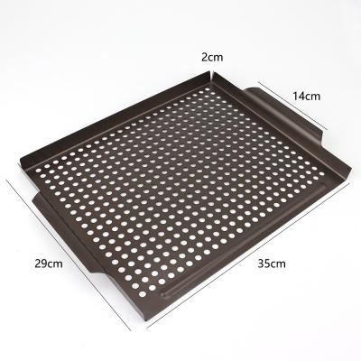 China KITCHENCARE Easily Cleaned Grill Trays for Vegetable Basket to Cook Vegetables on BBQ Kitchen Accessories Bakeware Grill Pan for sale