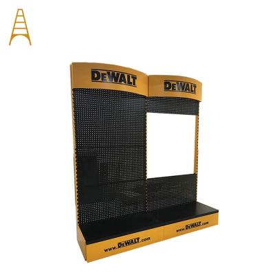 China Multifunctional metal pegboard machine tool display stand rack for shopping mall AF-HR02 for sale