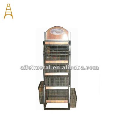 China High Quality Popular Display Retail Store Metal Floor Umbrella Display Stand Flooring for sale