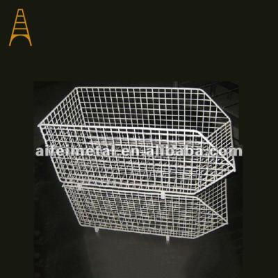 China New Design Metal Wire Mesh Grid Display Rack Basket AF-D016 for sale