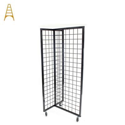 China Retail Store Wire Grid Mesh Display Panel Rack Stand AF-MR10 for sale