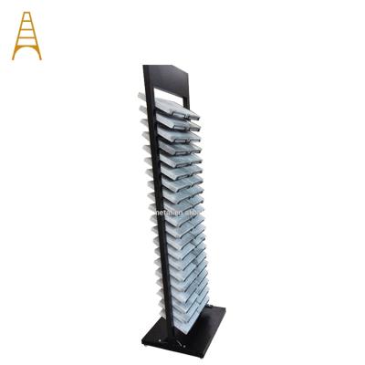 China Hot Sale Granite Tile Display Rack And Marble Tile Display Stand for sale