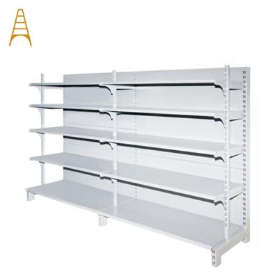 China Fashion Design Single Sided Metal Display Rack For Super Market for sale