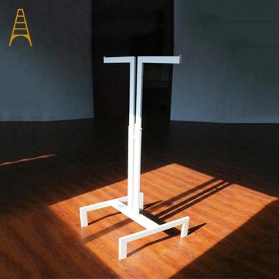 China 2 way metal floor display stand rack for clothing store AF-CR03 for sale