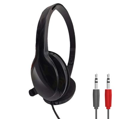 China Headset With MIC Cheap Headset 3.5mm With Microphone Lightweight PC Headset Wired Earphone Cases For Skype for sale