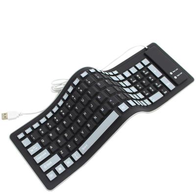 China Hot Selling Best Price OEM ODM Flexible Foldable Computer Keyboard Foldable Portable Consumer Electronics High Quality Hot Plug & Play for sale