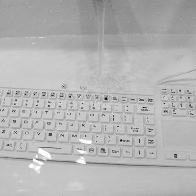 China numeric keypad us waterproof hospital keyboard silicon usb ip68 computer medical keyboard for hospital for sale