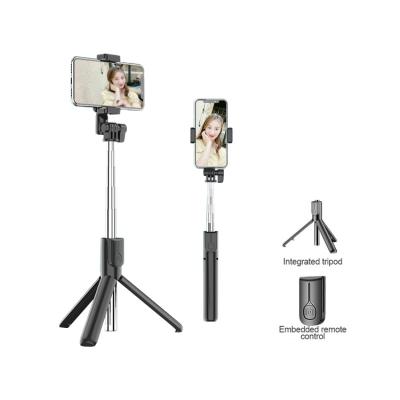 China Selfie stick 2020 new l07 3 in 1 mini photo camera selfie stick with monopod/tripod bluetooth handheld smart flexible axis selfie stick for sale