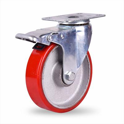 China Durable 3/4 Inch / 5 Inch Medium Load 80-300kg Trailer Casters for sale