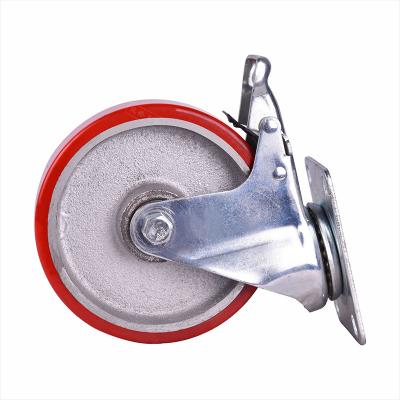 China 5 Inch Brake Durable Caster 300kg Load for sale