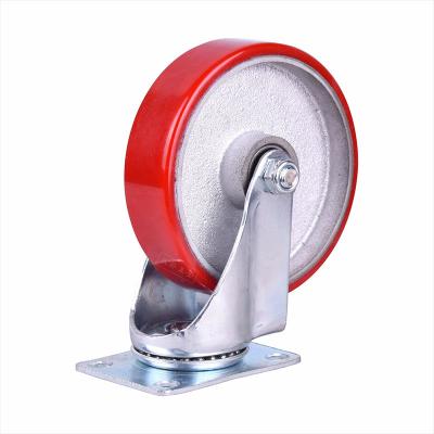 China Durable 3 Inch / 4 Inch / 5 Inch Silent Wear Resistant Polyurethane Casters for sale