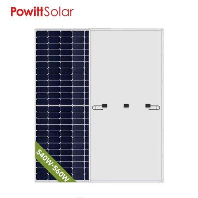 China Powitt Solar Power System T1 Technology High Efficiency 182mm Half Cell Monocrystalline Solar Panel For Home Use Solar Battery Power System for sale