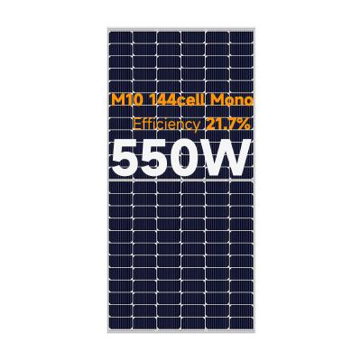 China Powitt Lowest Price Hot Selling High Efficiency Tier 1 Mono Cell 540w-560w Solar Panels A Grade CE TUV OEM Label 182mm MBB Half PV 182mmx182mm for sale