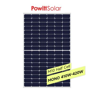 China Cheap Mono MBB 108Cells 400w 410w 420w CE TUV 182mm Mono Monocrystalline Silicon Powitt Promotion Price PERC Solar Panels for sale