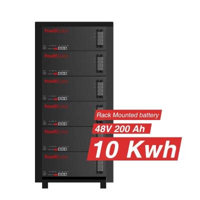 China Machine- Hot Sale 48V 100ah Rack Mounted Rechargeable 200ahSolar Battery Off Grid Power Supply With Built-in BMS Lithium Battery for sale