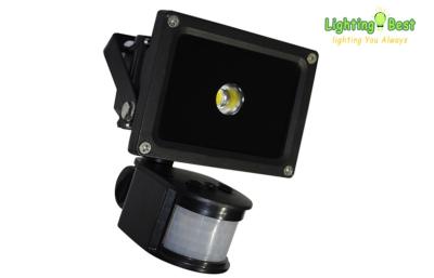 Chine 100 lm/W lumineux superbes 10w PIR ont mené des lumières d'inondation avec le capteur de mouvement 4000 - 4500k C.P. élevée 75Ra à vendre