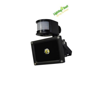 China 3000 - 3500k Outdoor PIR Waterproof Led Flood Lights 10w For Garden , Beam Angle 90° / 120° for sale