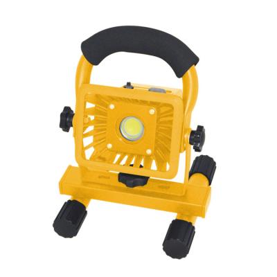 China Outdoor IP65 Rechargeable LED Flood Light Green Yellow Black Silver Body Color for sale