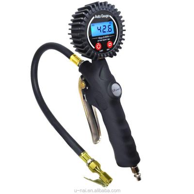 China New Design Nylon Tire Inflator Deflator Gun Digital Tire Inflator Gauge for sale