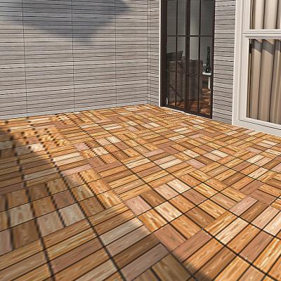 China Modern Custom High Quality Rustic Tiles Brown Wood Grain Tiles Anti-Slip And Dirt-resistant Floor Tiles for sale