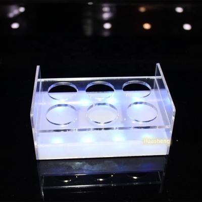 China With lead light mini acrylic led display stand counter for bar for sale