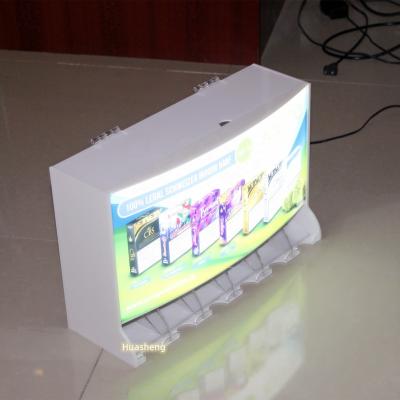 China With White Illumination Shop Lcd Display Stand With Graphic for sale