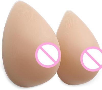 China Real Feel Self Adhesive Teardrop Silicone Breast Forms for sale