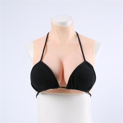 China Big Cup Size Huasheng Silicone Transvestite Artificial Breast Forms For Crossdressing for sale