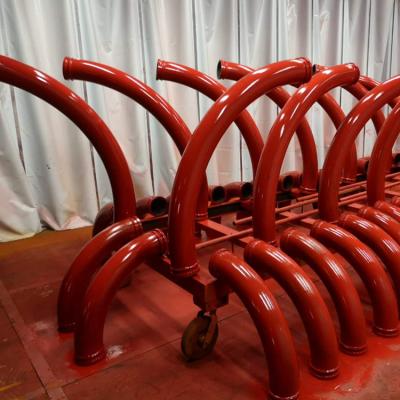 China Construction worksÂ   Excellent Quality Construction Machinery Concrete Pump Truck Spare Parts Concrete Pump Conduit Elbow for sale