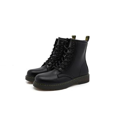 China Fashion\Comfortable\Durable\Breathable\Lit 2021 Winter Army Boots Military Women High Heels Leather Boots With Zipper Lace Up Ankle Boots Ladies Motorcycle Casual Tall Waist for sale