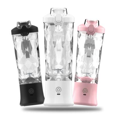 China 600 ml Water Bottle USB Electric Smoothie Juicer Blender Cup for Kitchen Home Appliance for sale