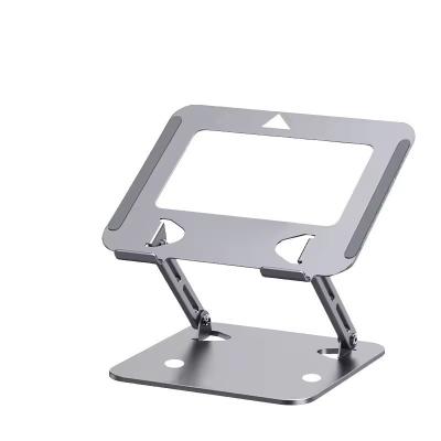 China Adjustable Heavy-Duty Aluminum Alloy Laptop Stand for Laptop Tablet Mobile Desktop Phone Stand for sale