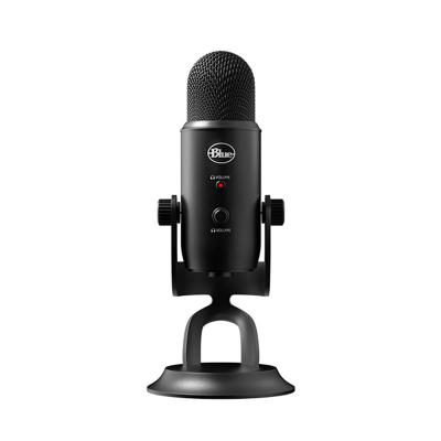 China Logitech Blue Yeti Professional USB Condenser Microphone Multi-pattern Wired Microphone PC Recording Streaming Noise Cancelling for sale