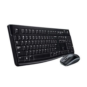 China Full-size Logitech MK120 2.4G Wired Keyboard and Mouse Sets Ideal for Business Gaming for sale