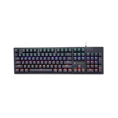 China Waterproof Wired USB Black Mechanical Keyboard for Thunderobot K104 Notebook Computer for sale