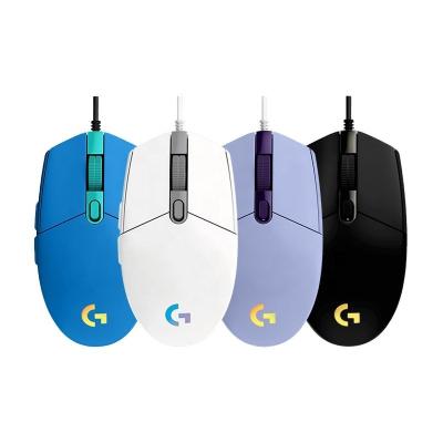 China Logitech G102 Wired Gaming Mouse Optical Gaming brand Mouse logitech mouse G102 G203 for PC for sale