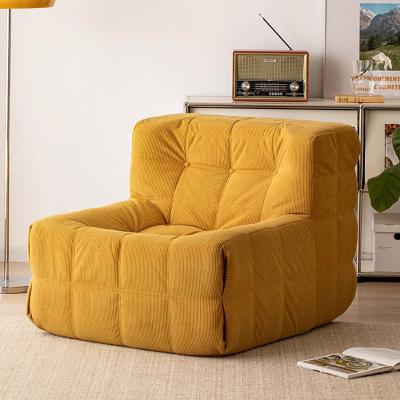 China Fabric Cover Material Vacuum Compression Sofa Simple Chair for Bedroom Balcony Tatami Single Space-Saving Mail Packing for sale