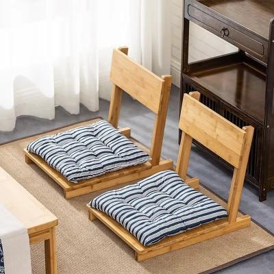 China Floor Chairs Japanese Tatami with Backrest Portable Footless Seating in Living Room Lazy for sale