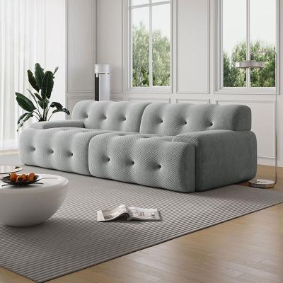 China Sectional Sofa Luxury Italian 3d Fabric Nordic Square Modular for Living Room Furniture in Modern Sectional Style for sale