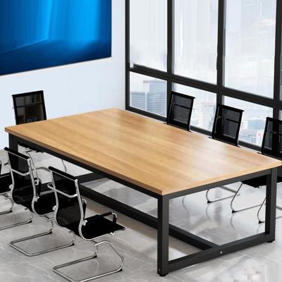 China Meeting Long Table Simple Modern Office Group Study Laptop Work Desk Conference desk for sale