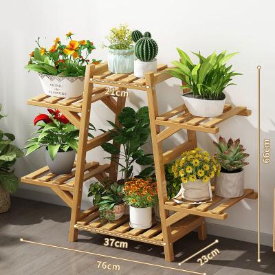 China Corner Plant Stand Potted Flower Shelf Living Room Balcony Lawn Pot for sale