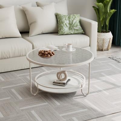 China Home Furniture Glass Coffee Table for Small Apartment Living Room Center Round NO Folded General for sale