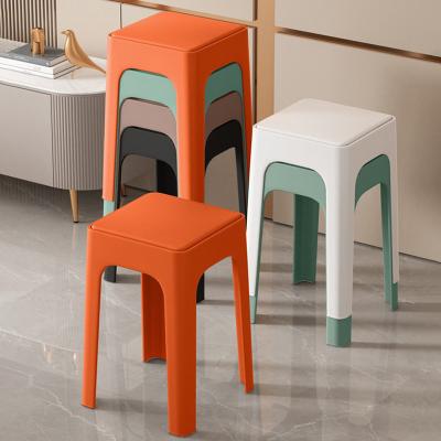 China Modern Outdoor Stool Bathroom Living Room Stackable Chair Nordic Hallway Entrance Home Furniture Bar Classroom s Set for sale