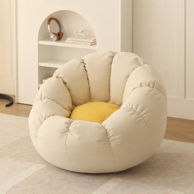 China 1/2 Seater Flexible Sofa Seating Mid-Century Modern Living Room Bean Bag Chair with Removable Cover and Foot Stool for sale